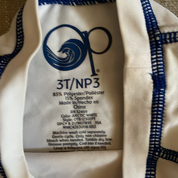 OP Surfer Swim Shirt Size 3T - Picture 4 of 6